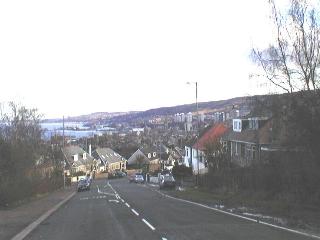 Top of Newton Street in Greenock