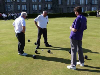 The players wonder if its their bowl lying the shot?